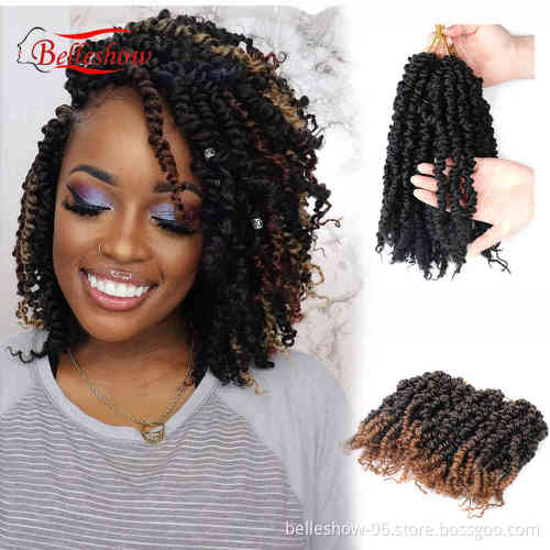 10inch 12 strands Bomb Twist freetress bohemian braid hair shiort pre passion twist